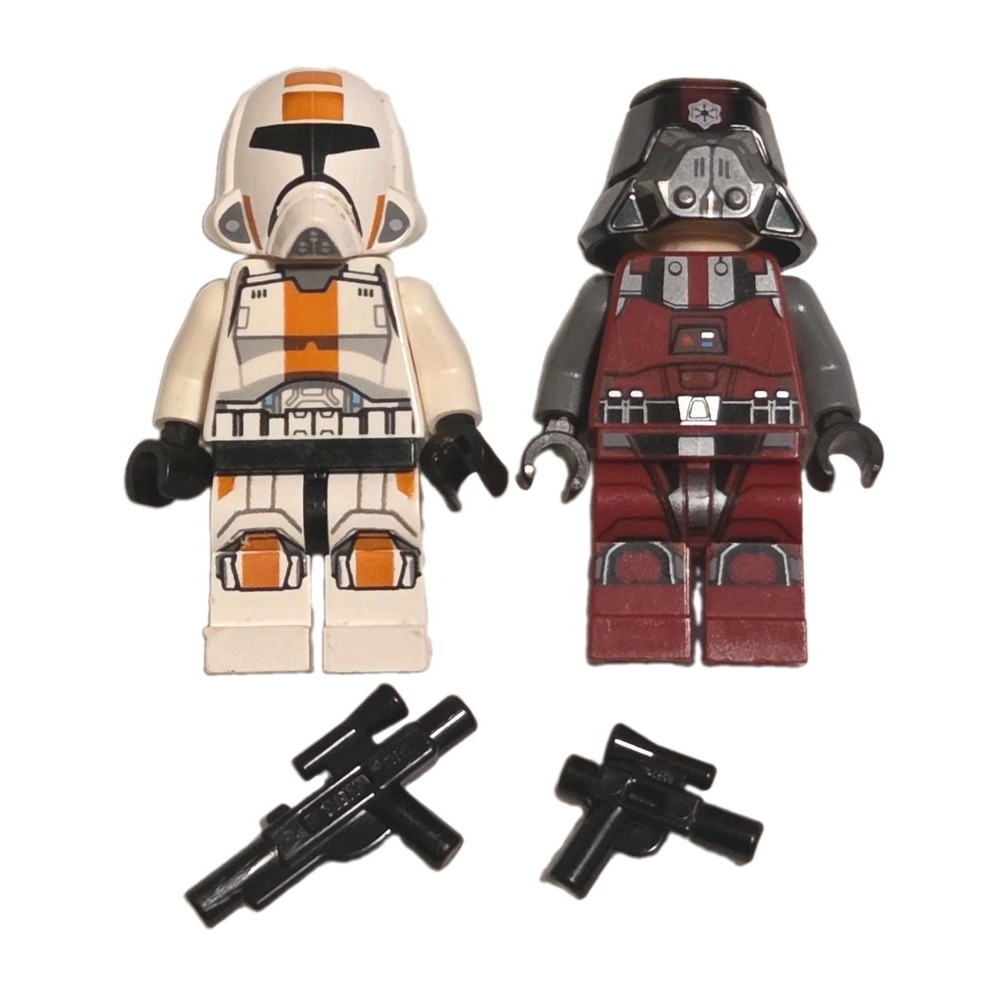 LEGO Star Wars Old Republic Minifigure Lot Sith Trooper Republic Trooper 2 Pcs